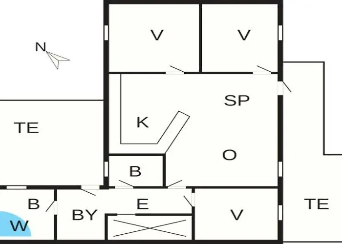 度假居 6 Person In Lemvig-by Traum *
